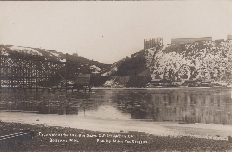 bassano dam in 1910